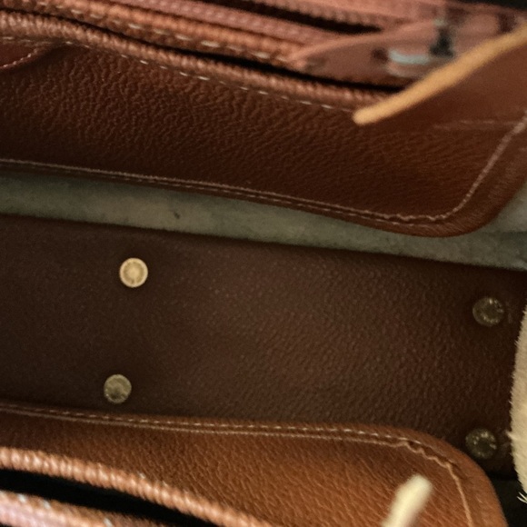 Dooney and Burke Black Leather Shoulder Bag - Picture 4 of 5